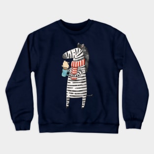 COFFEE ZEBRA Crewneck Sweatshirt